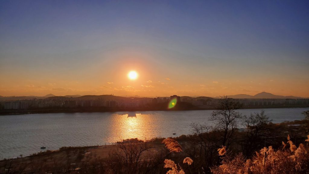 korean sunset